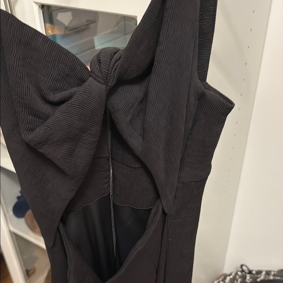 NWT Shona Joy Black One Shoulder Dress - Picture 4 of 7